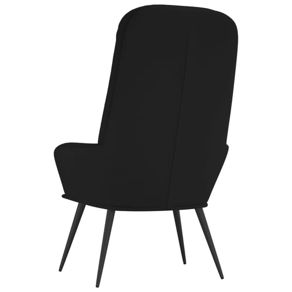 vidaXL Vilstol svart sammet art