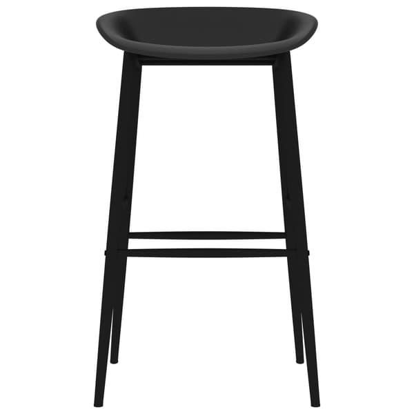 vidaXL Bargrupp 7 delar vit och svart Vit