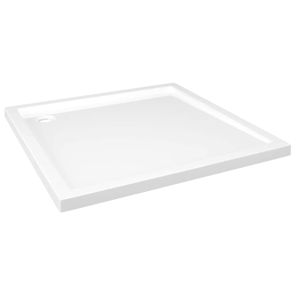 vidaXL Duschkar fyrkantigt ABS 90x90 cm Vit