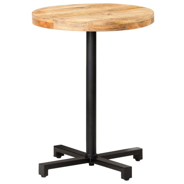 vidaXL Cafébord runt Ø60x75 cm grovt mangoträ Brun
