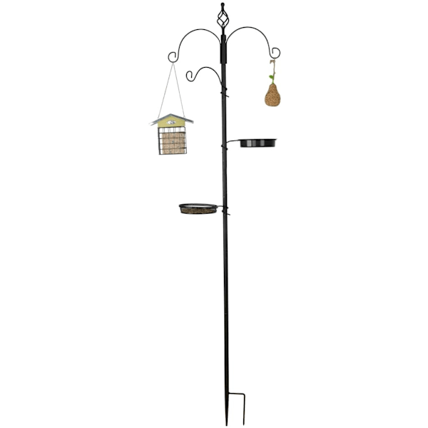 Esschert Design Fågelmatare L FB405 Grön