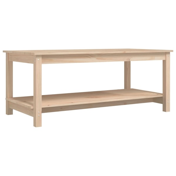 vidaXL Soffbord 110x55x45 cm massiv furu Brun