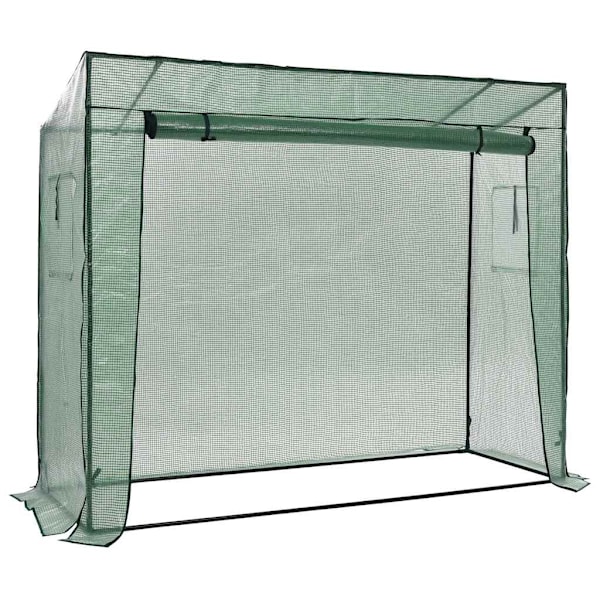 vidaXL Växthus 200x80x173 cm Grön