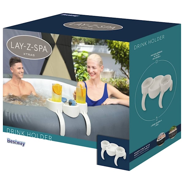 Bestway Lay-Z-Spa Mugghållare Vit