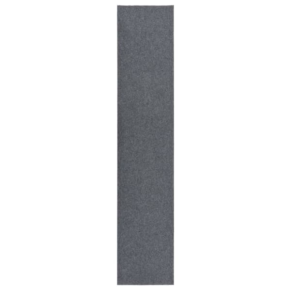 vidaXL Gångmatta 100x500 cm grå grå