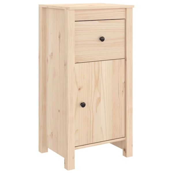 vidaXL Skåp 40x35x80 cm massiv furu Brun