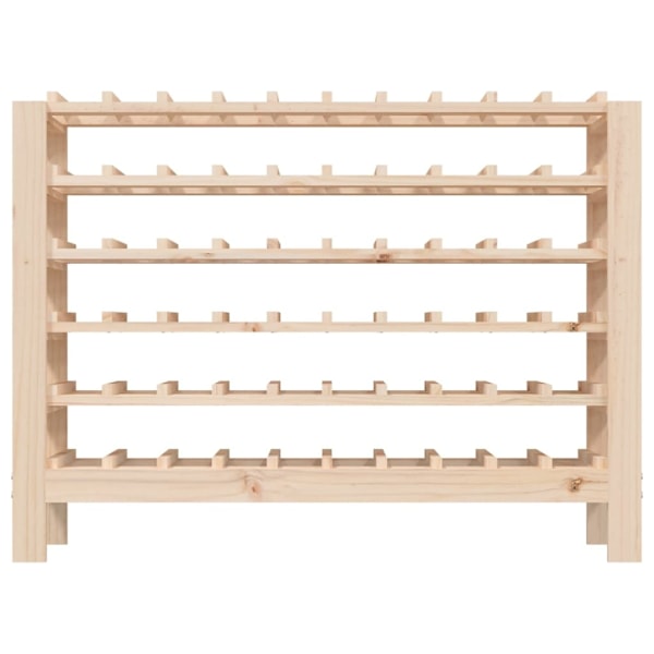 vidaXL Vinställ 109,5x30x82 cm massiv furu Brun