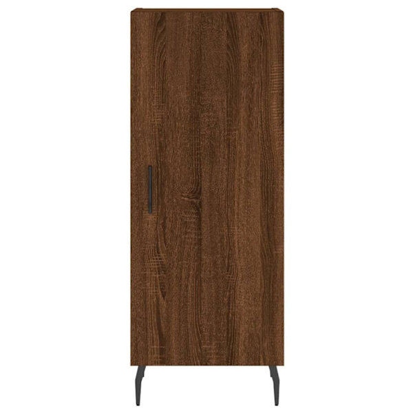 vidaXL Högskåp brun ek 34,5x34x180 cm konstruerat trä Brun