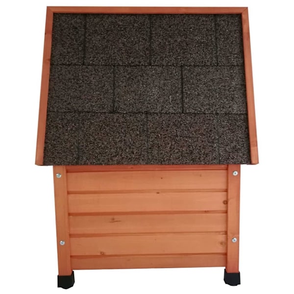 @Pet Kattkoja för utomhusbruk 57x45x43 cm trä brun Brun
