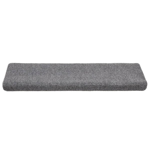 vidaXL Trappstegsmattor 5 st ljusgrå 65x21x4 cm brodyr grå
