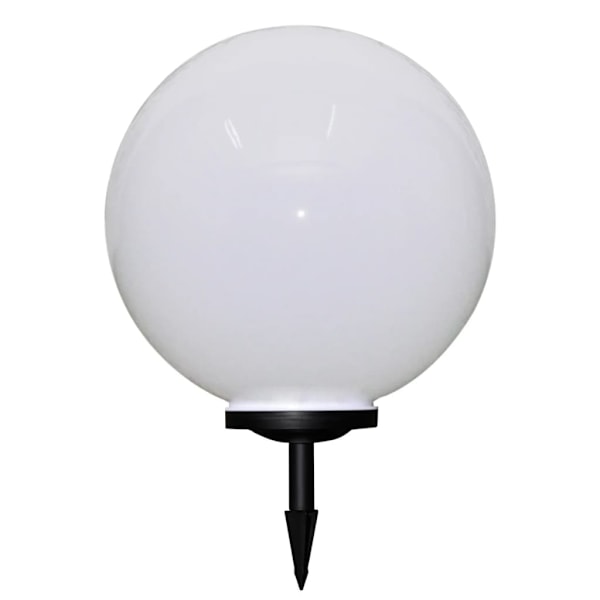 vidaXL Utomhuslampor 2 st LED 50 cm med markspett Vit
