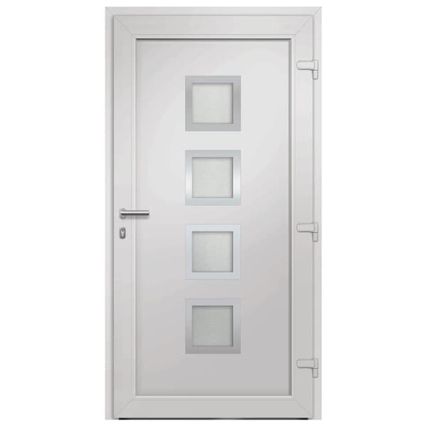 vidaXL Ytterdörr vit 98x190 cm Vit