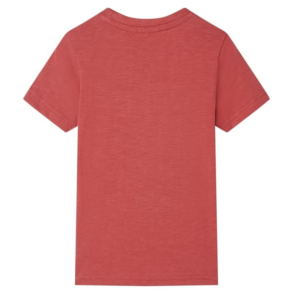 vidaXL T-shirt för barn paprika 128 Röd