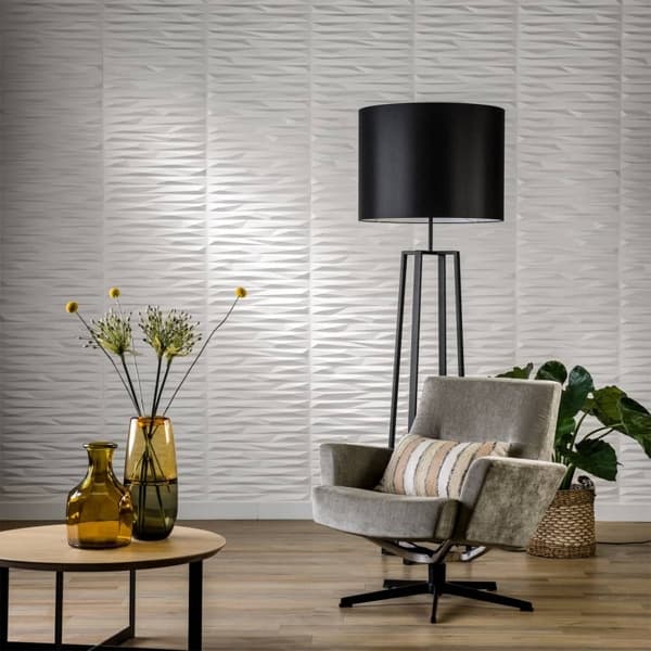 WallArt 3D Väggpaneler 24 st GA-WA24 valeria Vit