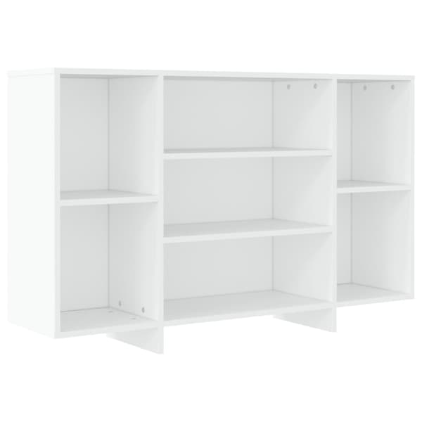 vidaXL Skänk vit 120x30x75 cm konstruerat trä Vit