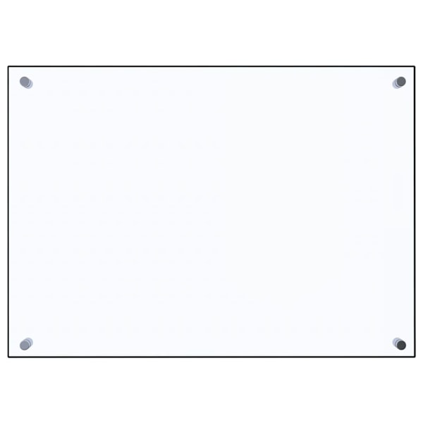 vidaXL Stänkskydd transparent 70x50 cm härdat glas Transparent