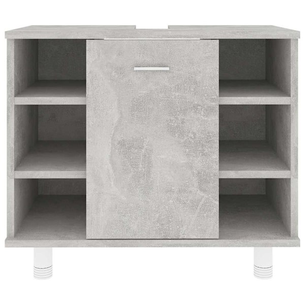 vidaXL Badrumsskåp betonggrå 60x32x53,5 cm konstruerat trä grå