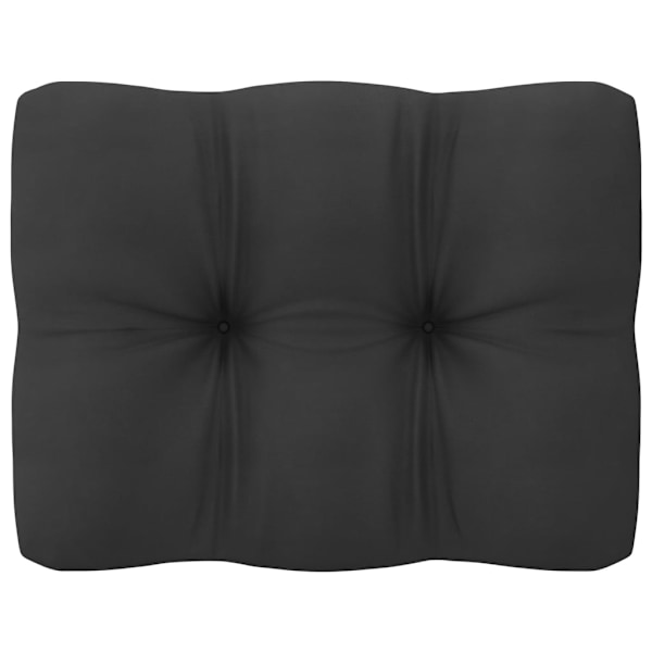 vidaXL Loungegrupp med dynor 8 delar massiv furu Vit