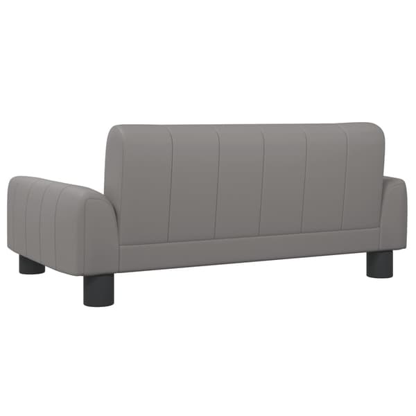 vidaXL Hundbädd grå 70x45x30 cm konstläder Grå