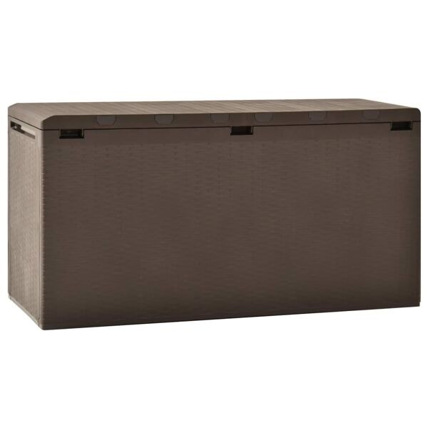 vidaXL Dynbox brun 114x47x60 cm Brun