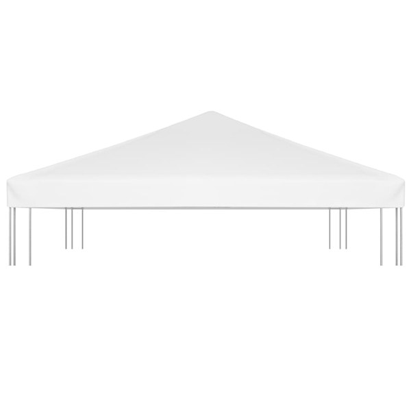 vidaXL Paviljongtak 270 g/m² 3x3 m vit Vit