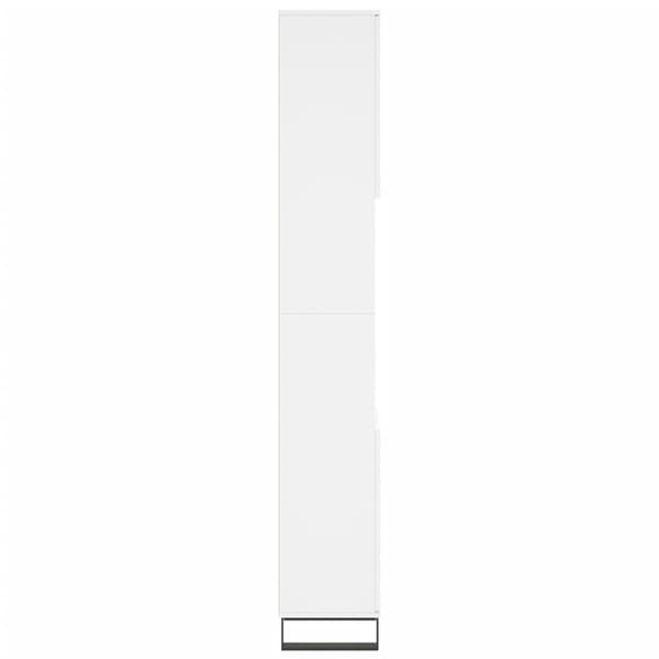 vidaXL Badrumsskåp vit 30x30x190 cm konstruerat trä Vit