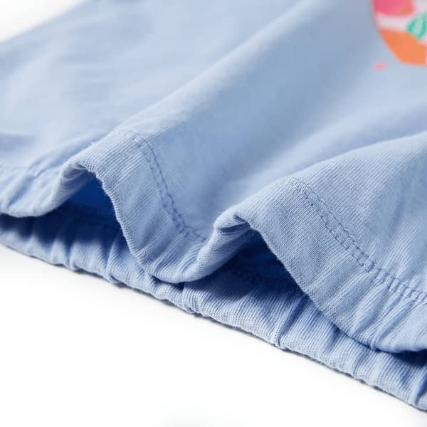 vidaXL T-shirt för barn blå 92 Blå