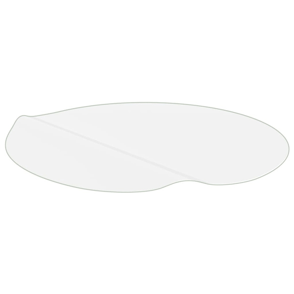 vidaXL Bordsskydd matt Ø 120 cm 2 mm PVC Transparent