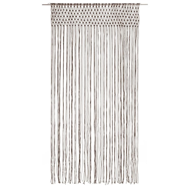 vidaXL Gardin makramé taupe 140x240 cm bomull Taupe