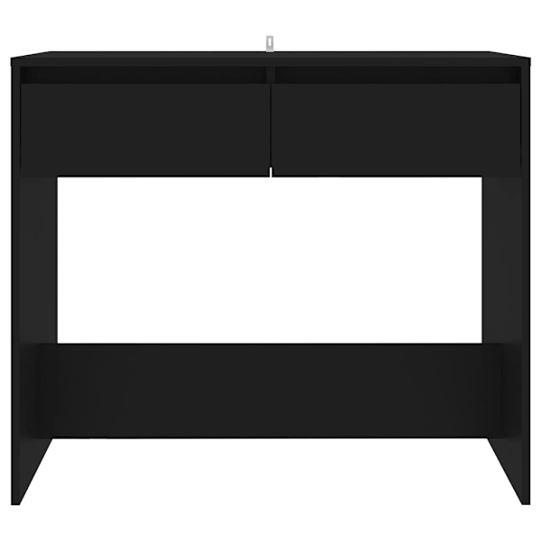 vidaXL Konsolbord svart 89x41x76,5 cm konstruerat trä Svart