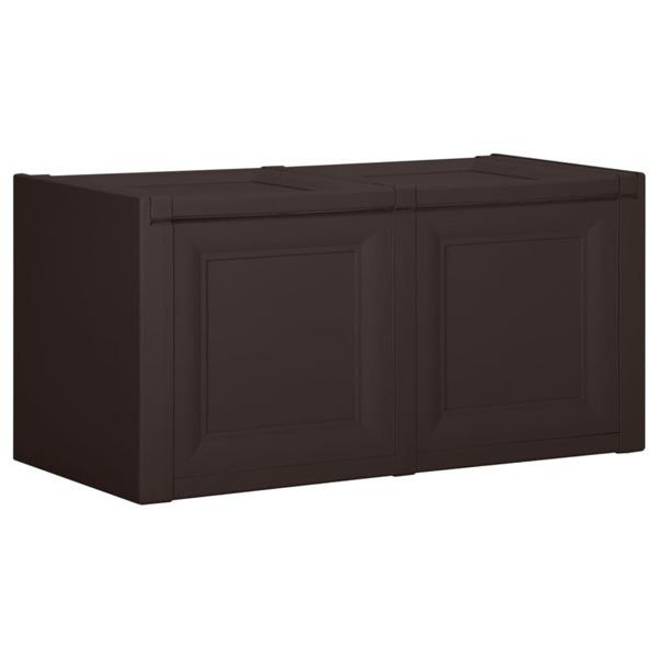 vidaXL Dynlåda brun 86x40x42 cm 85 L Brun