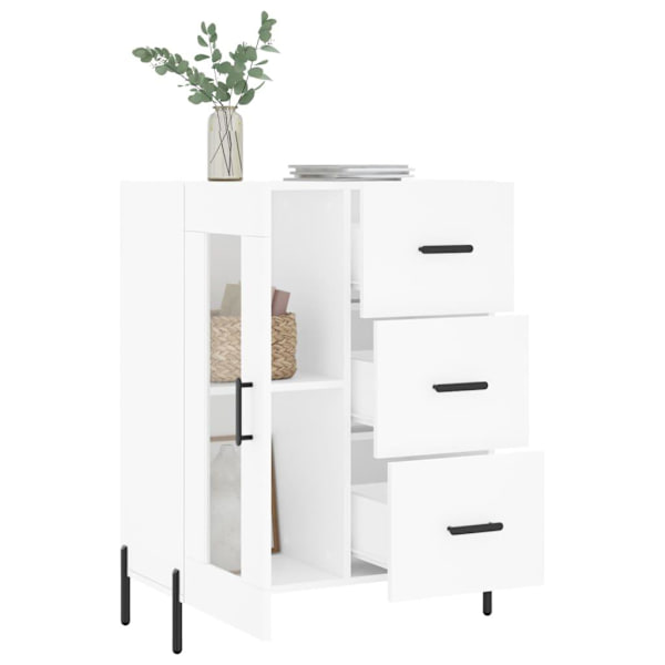 vidaXL Skåp vit 69,5x34x90 cm konstruerat trä Vit