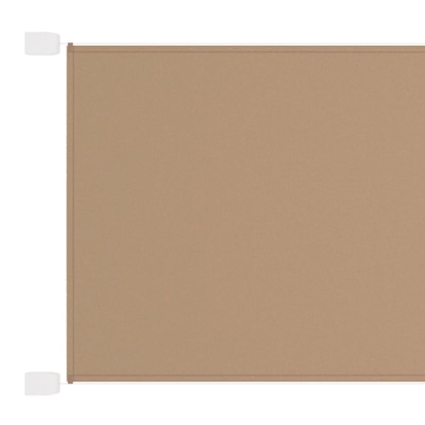 vidaXL Markis vertikal taupe 100x1000 cm oxfordtyg Taupe