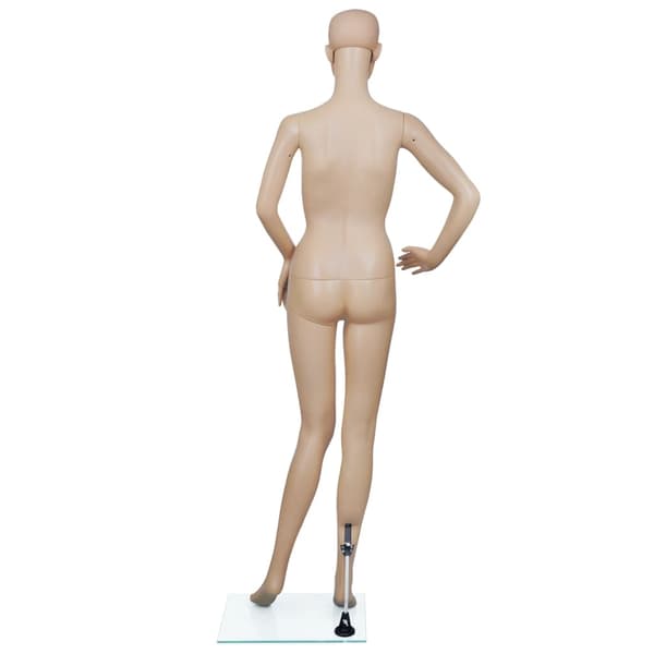 vidaXL Skyltdocka kvinna B Beige S