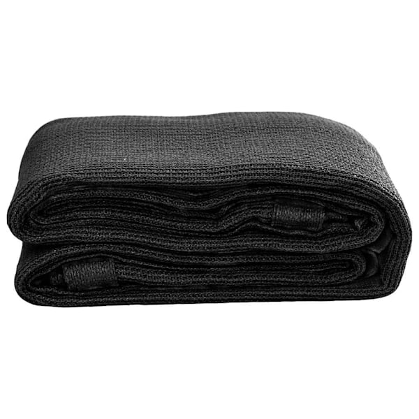vidaXL Tältmatta 400x800 cm svart HDPE Black