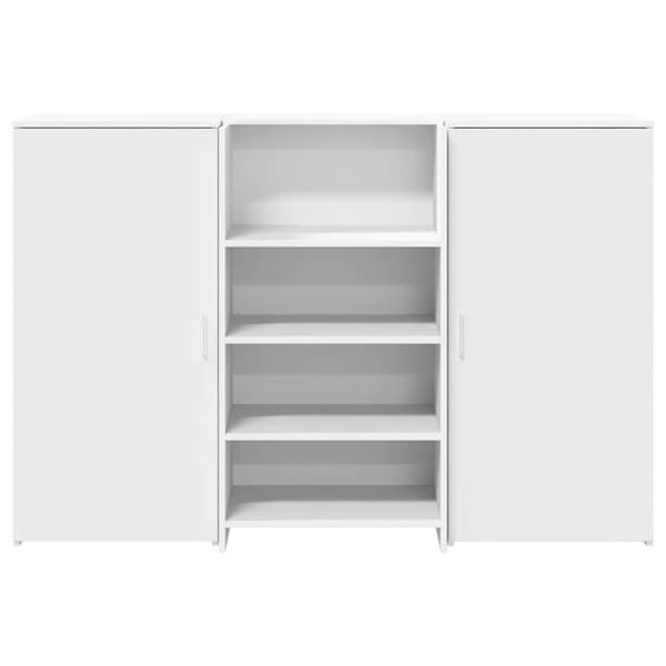 vidaXL Receptionsdisk vit 155x50x103,5 cm konstruerat trä Vit