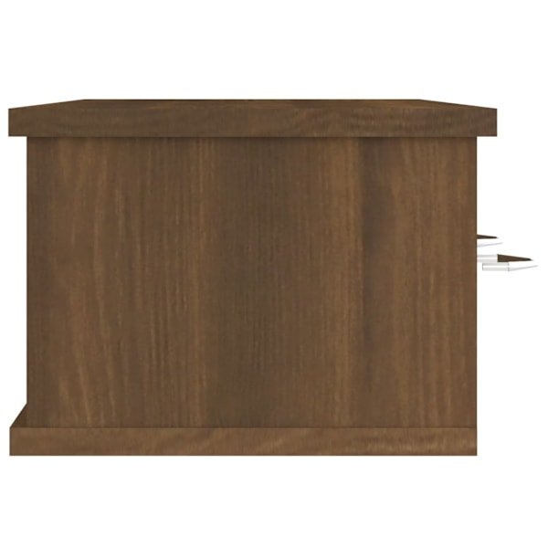 vidaXL Väggskåp brun ek 88x26x18,5 cm konstruerat trä Brun