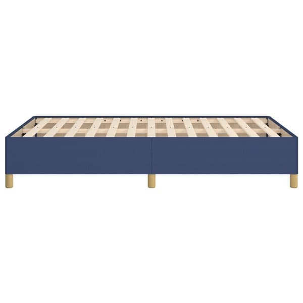 vidaXL Sängram blå 120x200 cm tyg Blå