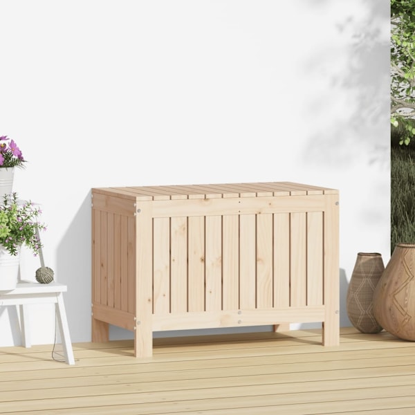 vidaXL Dynbox 76x42,5x54 cm massiv furu Brun