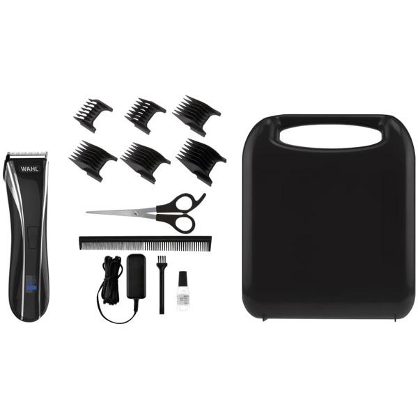 Wahl Hårklippare Lithium Pro LCD set 13 delar 6W Svart