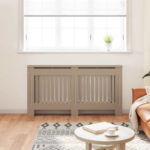 vidaXL Elementskydd 152x19x81,5 cm MDF Brun