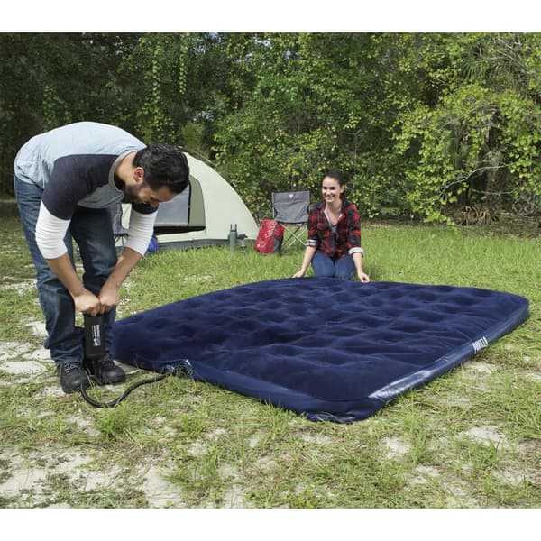 Bestway Luftmadrass 203x183x22 cm 67004 Blå
