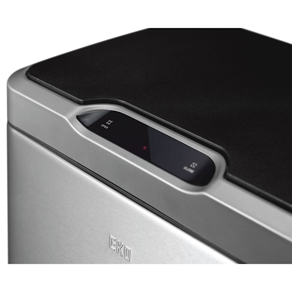 EKO Soptunna Mirage med sensor 2x20 L matt silver Silver