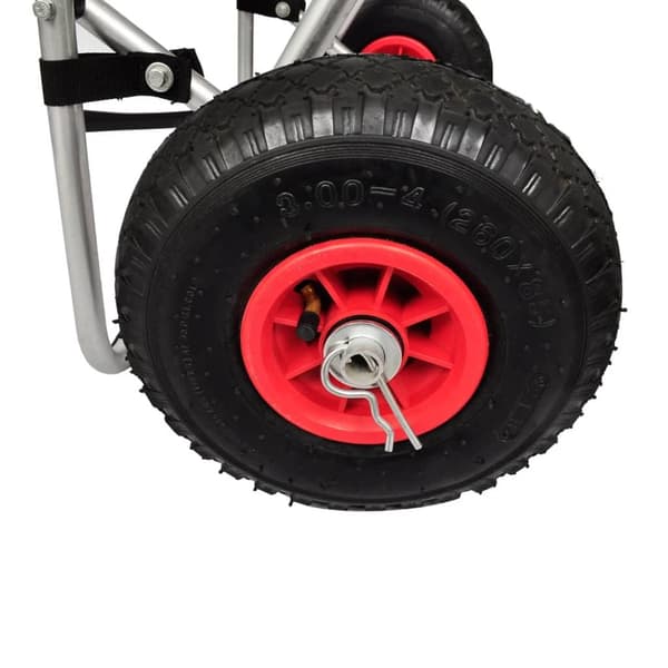vidaXL Kajakvagnar 2 st aluminium