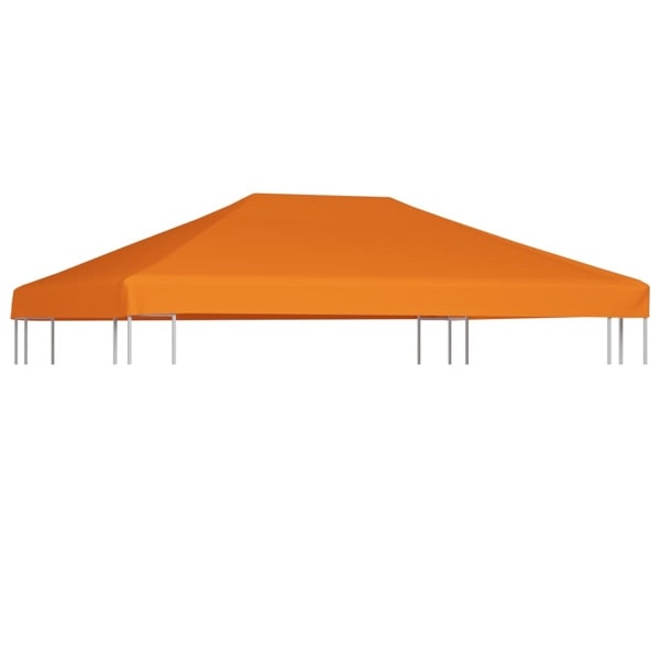 vidaXL Paviljongtak 310 g/m² 4x3 m orange Orange