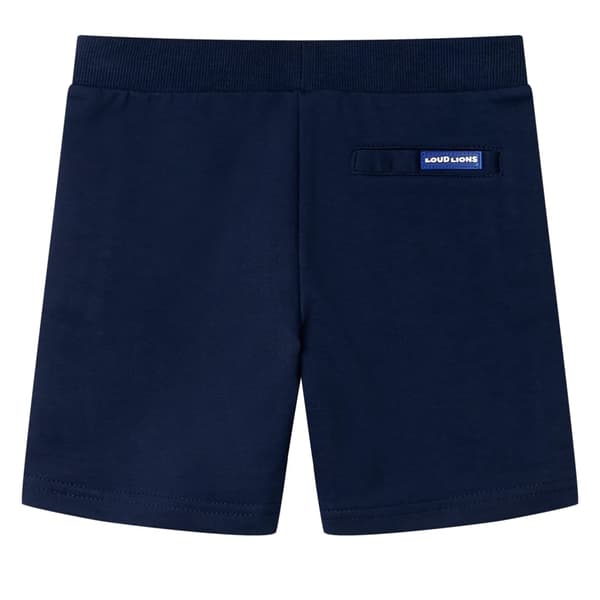 vidaXL Barnshorts marinblå 116 Blå