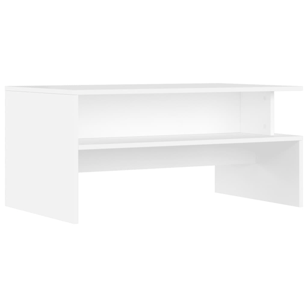 vidaXL Soffbord vit 90x55x42,5 cm konstruerat trä Vit