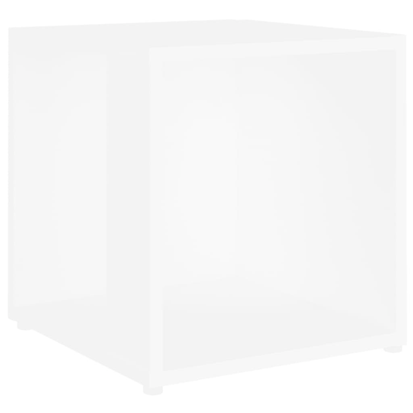 vidaXL Sidobord vit 33x33x34,5 cm konstruerat trä Vit