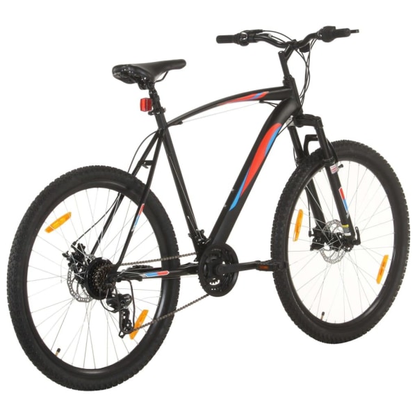 vidaXL Mountainbike 21 växlar 29-tums däck 53 cm ram svart Svart