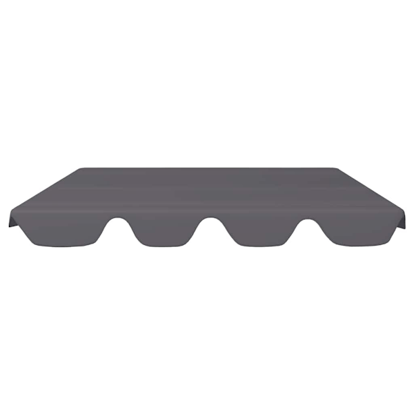 vidaXL Reservtak för hammock antracit 188/168x145/110cm Antracit